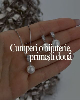 Unele dintre piesele noastre preferate vin acum în doză dublă de bucurie. 🎀🎄 Alege o bijuterie și pe a doua o primești...